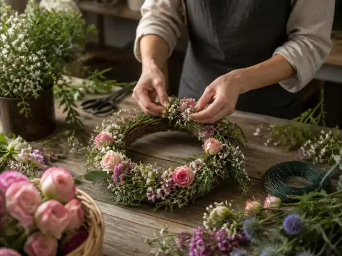 Blumenkränze selber binden: Anleitung für kreative DIY-Projekte