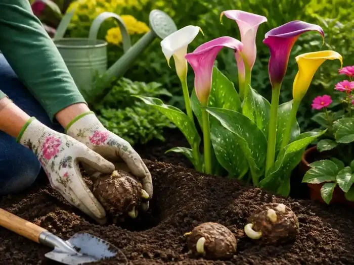 Calla Knolle einpflanzen: Der Wegbegleiter für Blütenpracht im Garten