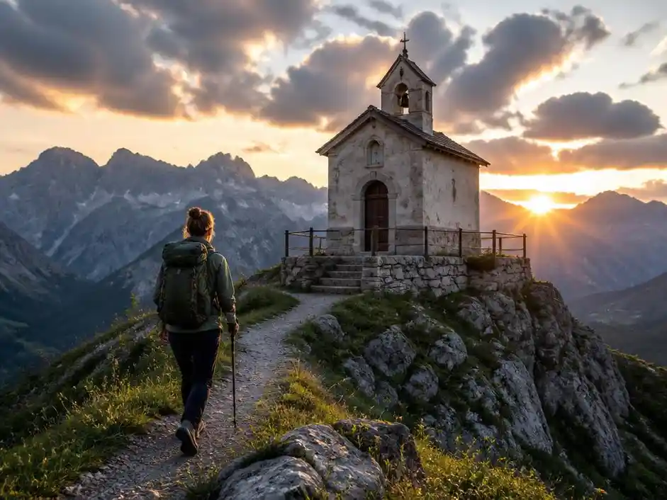 Die geheimnisvolle kapelle herrin der berge erkunden