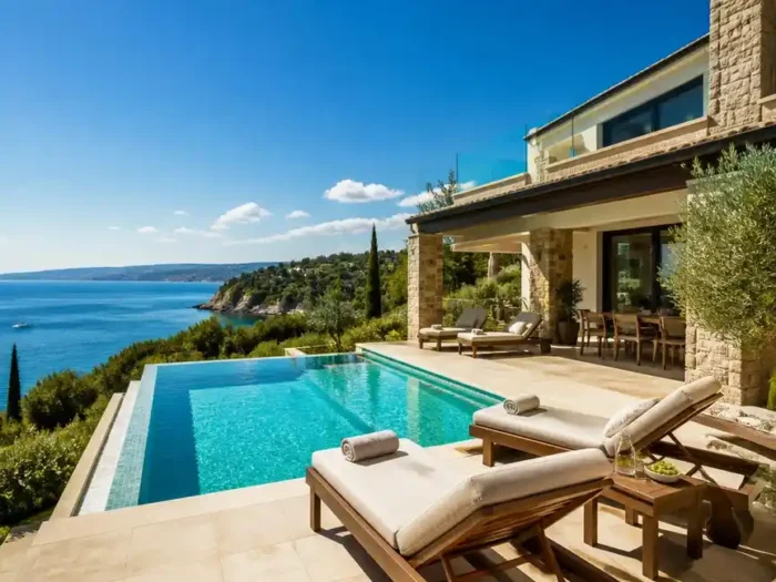 Exklusive urlaubsvillen mit eigenem pool an der adria mieten
