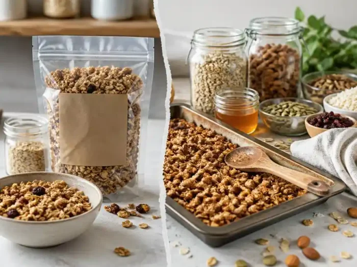 Gesundes Granola kaufen oder selber machen: Ein Vergleich