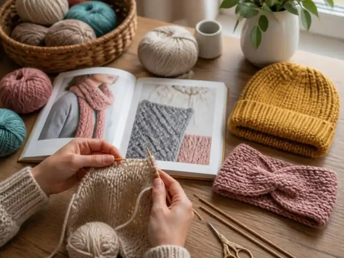 Kreative Strickmuster für Ihre ersten eigenen Projekte