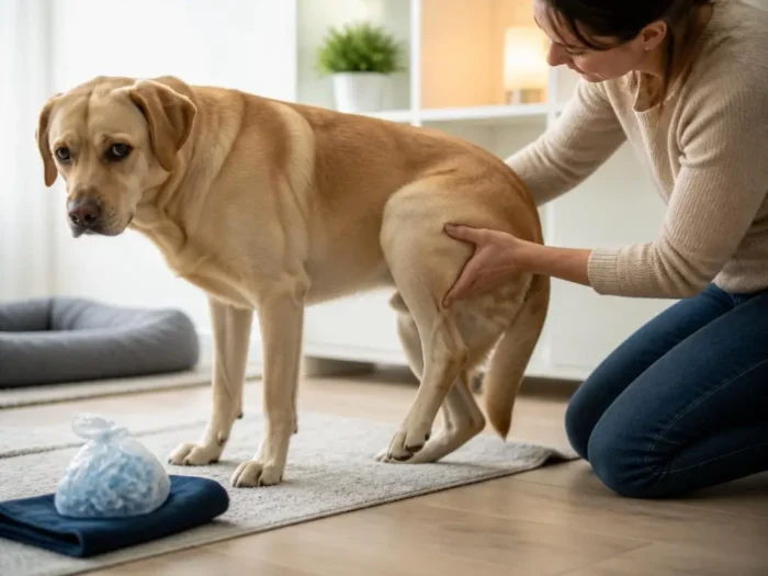Kreuzbandriss beim Hund erkennen: Symptome und erste Hilfe