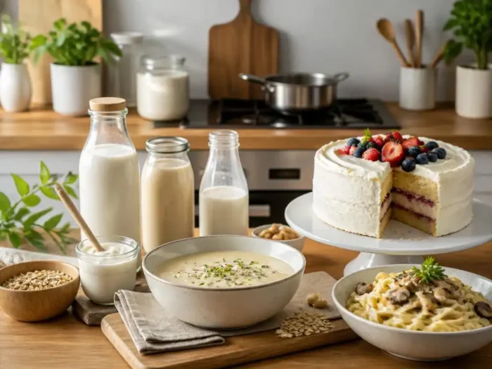 Leckerer Sahne-Ersatz beim Kochen und Backen im Test