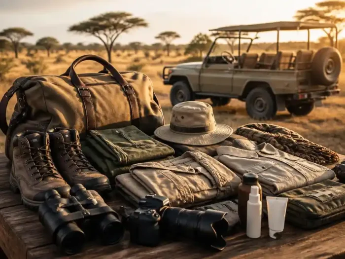 Packliste für die safari: was sie wirklich im koffer brauchen