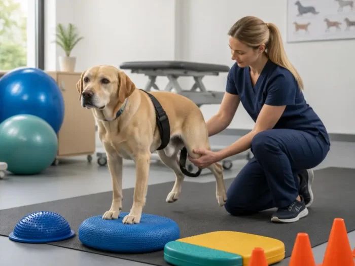 Verlässliche Reha-Methoden bei Kreuzbandriss beim Hund
