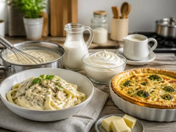 Welche Sahnesorten zum Kochen und Backen eignen sich am besten?