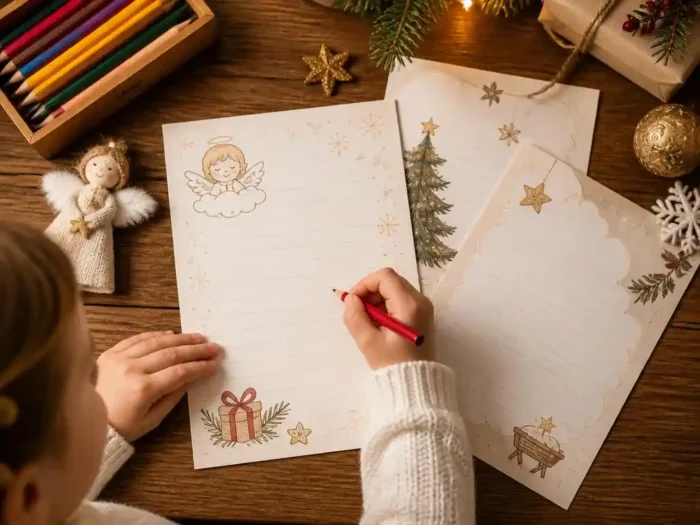 Wunschzettel gestalten: Vorlagen für das Christkind zum Ausdrucken