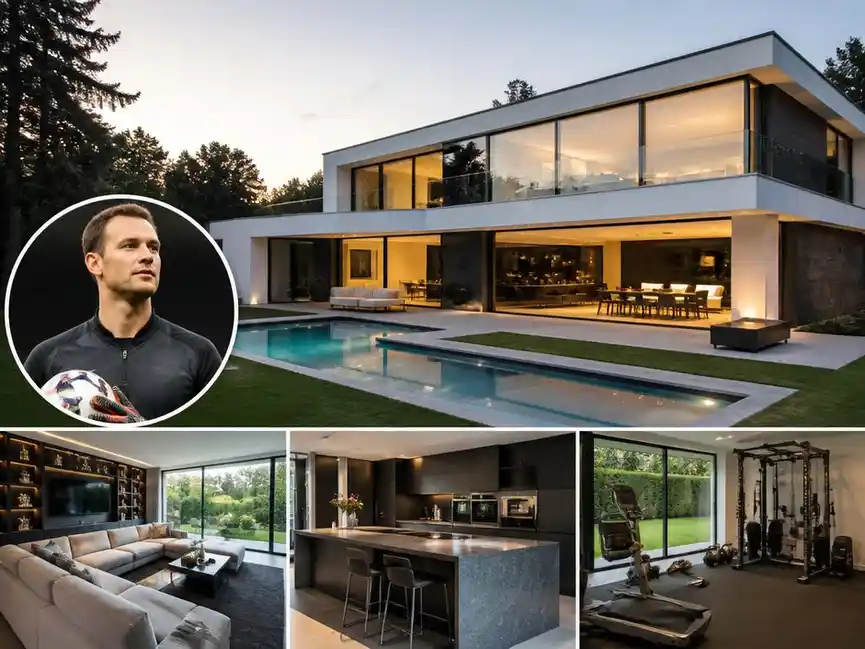 Luksusowe wnętrza i styl życia w haus von manuel neuer