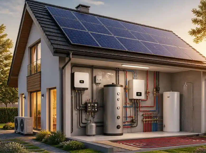 Optymalizacja domu dzięki systemom PV anlage dla ciepła