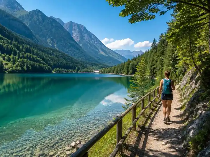 Poznaj niezwykły szlak wokół jeziora Sylvensteinsee w Bawarii