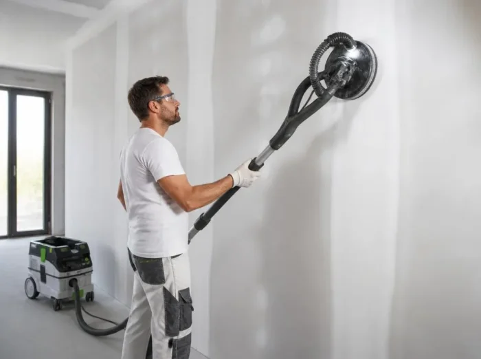 Wydajna szlifierka z odsysaniem do ścian i gładzi w praktyce